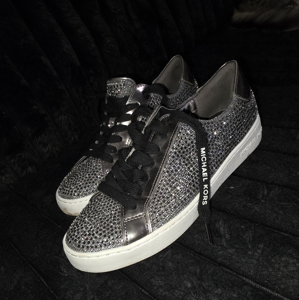 Michael Kors Silver Sneakers
